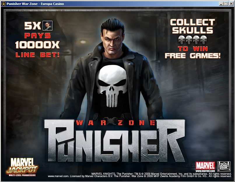 Punisher War Zone Online Slot Game