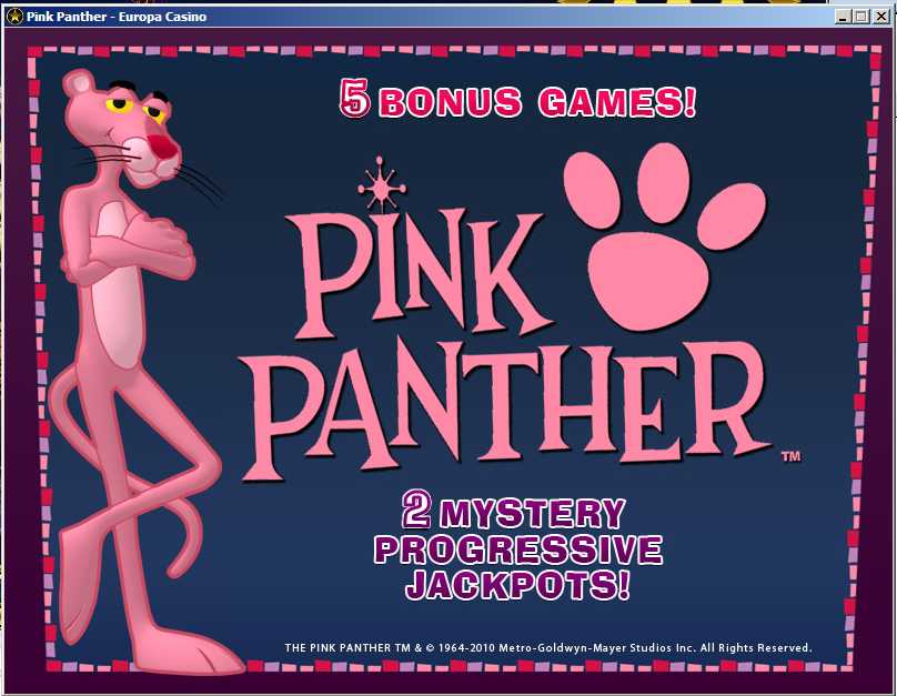 Pink Panther Online Slot Game