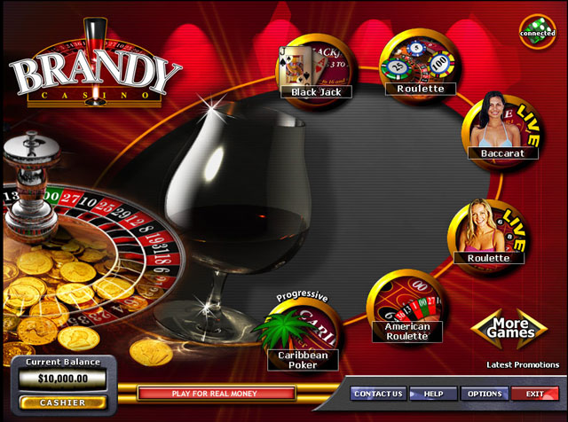 Brandy Casino Lobby Screenshot