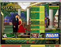 City Club Casino Lobby Screenshot