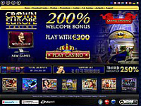 Crown Europe Casino Screenshot