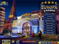 Casino Europa Lobby Screenshot